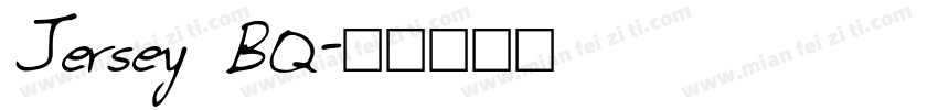 Jersey BQ字体转换